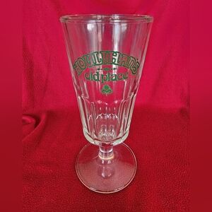 Vintage Houlihan's Old Place 16 Oz. Stemmed Heavy Beer/ Beverage Glass/ RARE